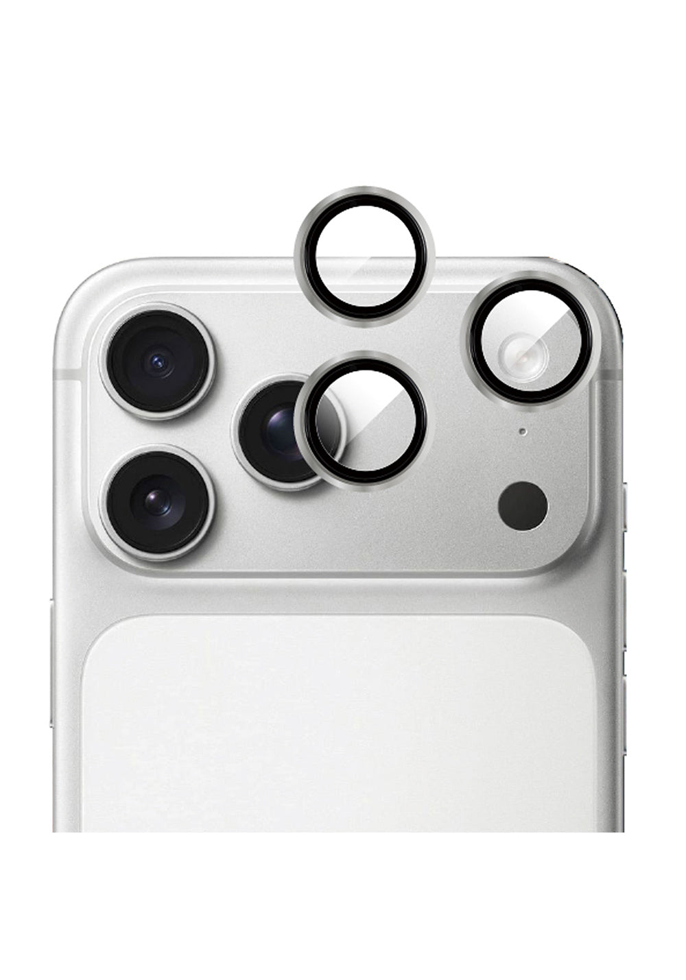 Mohseven Sapphire One by One Alüminyum Safir – iPhone 18 Pro Lens Koruyucusu
