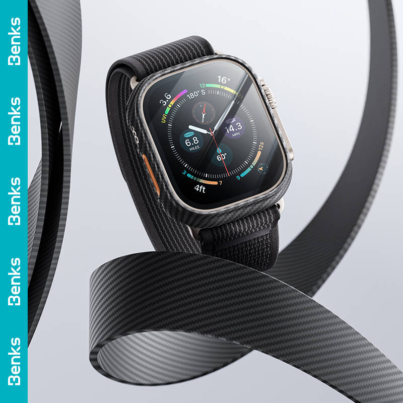 Benks 600D Kevlar Aramid Koruyucu Kasa – Apple Watch Ultra 49 mm