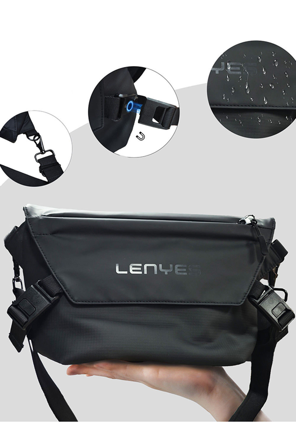 Lenyes LB562 Dreamer Crossbody – Çapraz Vücut Çantası