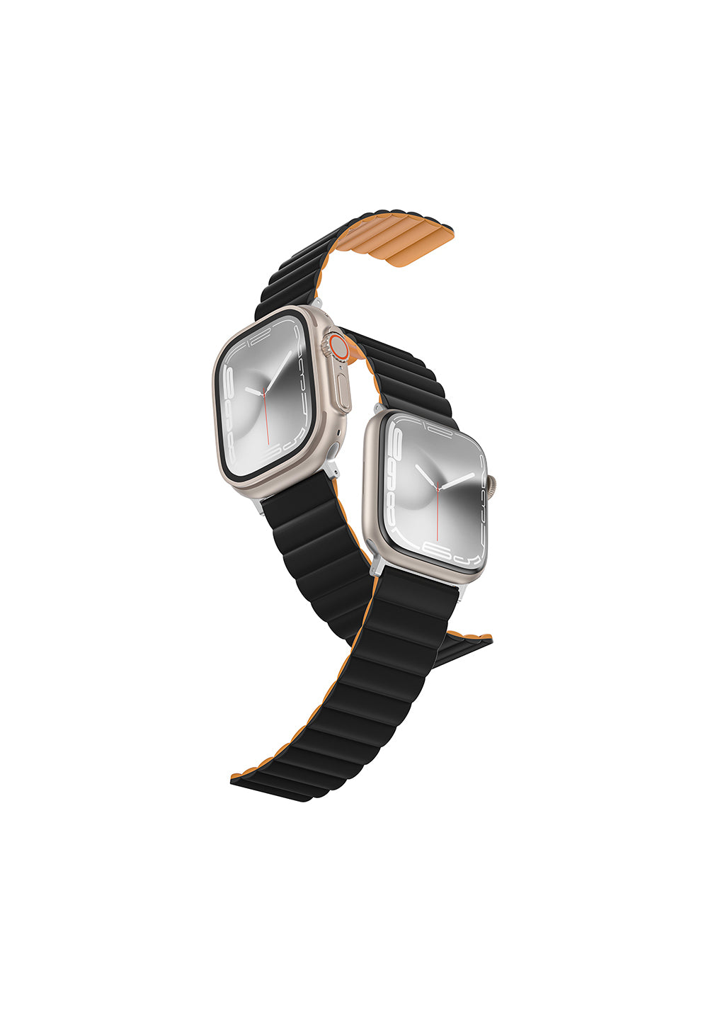 Amazingthing Smoothie Mag Manyetik Silikon Kordon – Apple Watch 45/46/49 mm