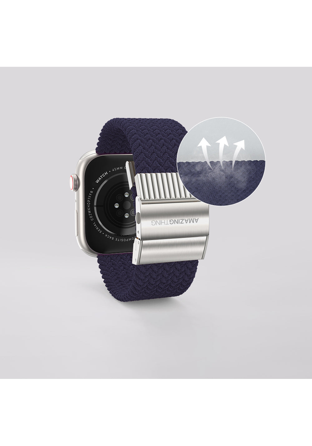 Amazingthing Titan Weave 2 Örgü Spor Kordon – Apple Watch 38/40/41 mm + Series 10 42 mm