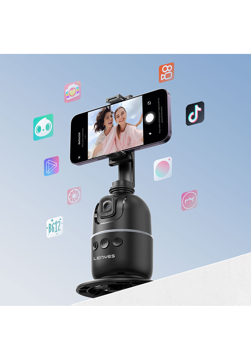 Lenyes LPH104 – 360° Yüz Takipli Yayın Standı