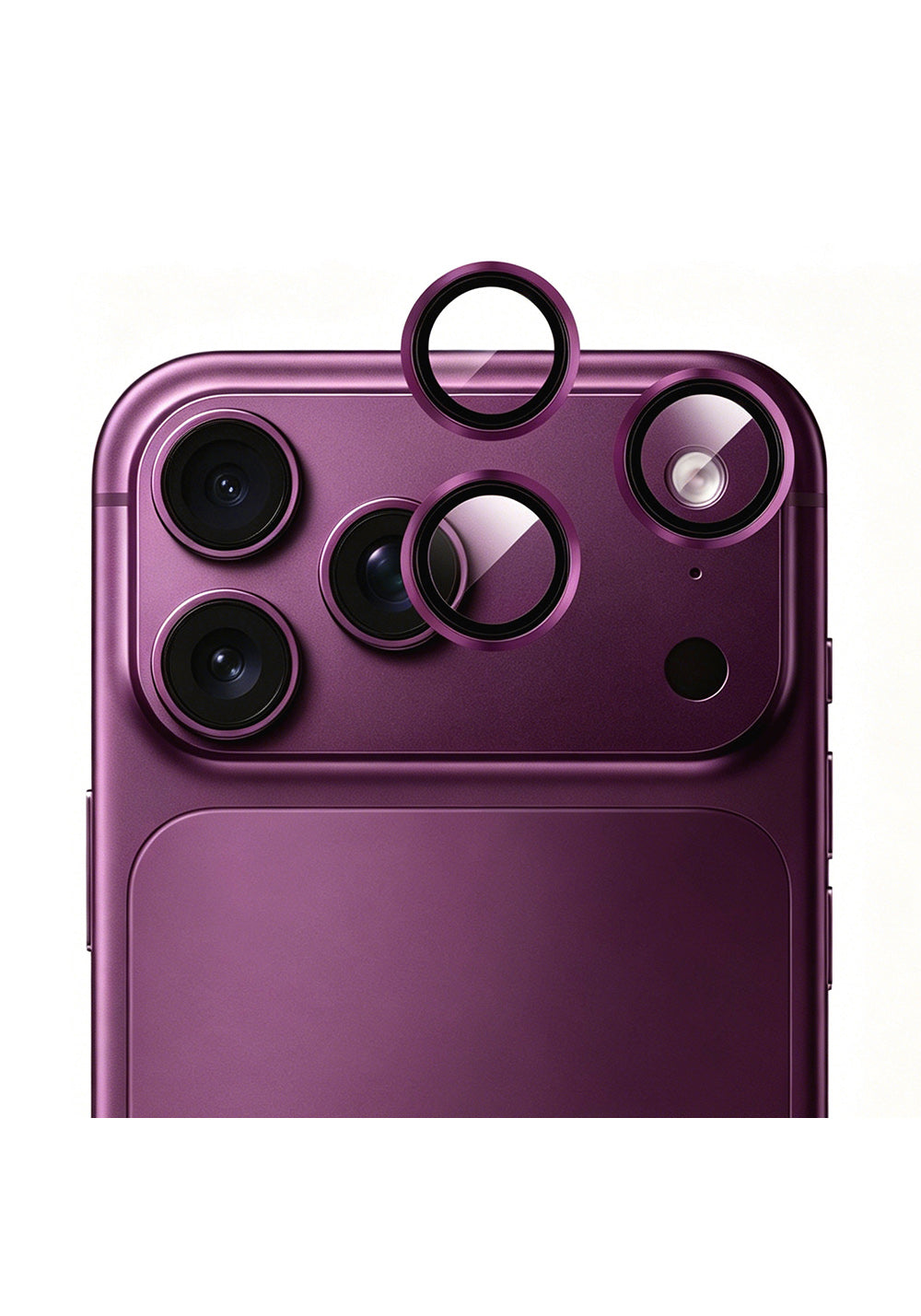 Mohseven Sapphire One by One Alüminyum Safir – iPhone 18 Pro Lens Koruyucusu