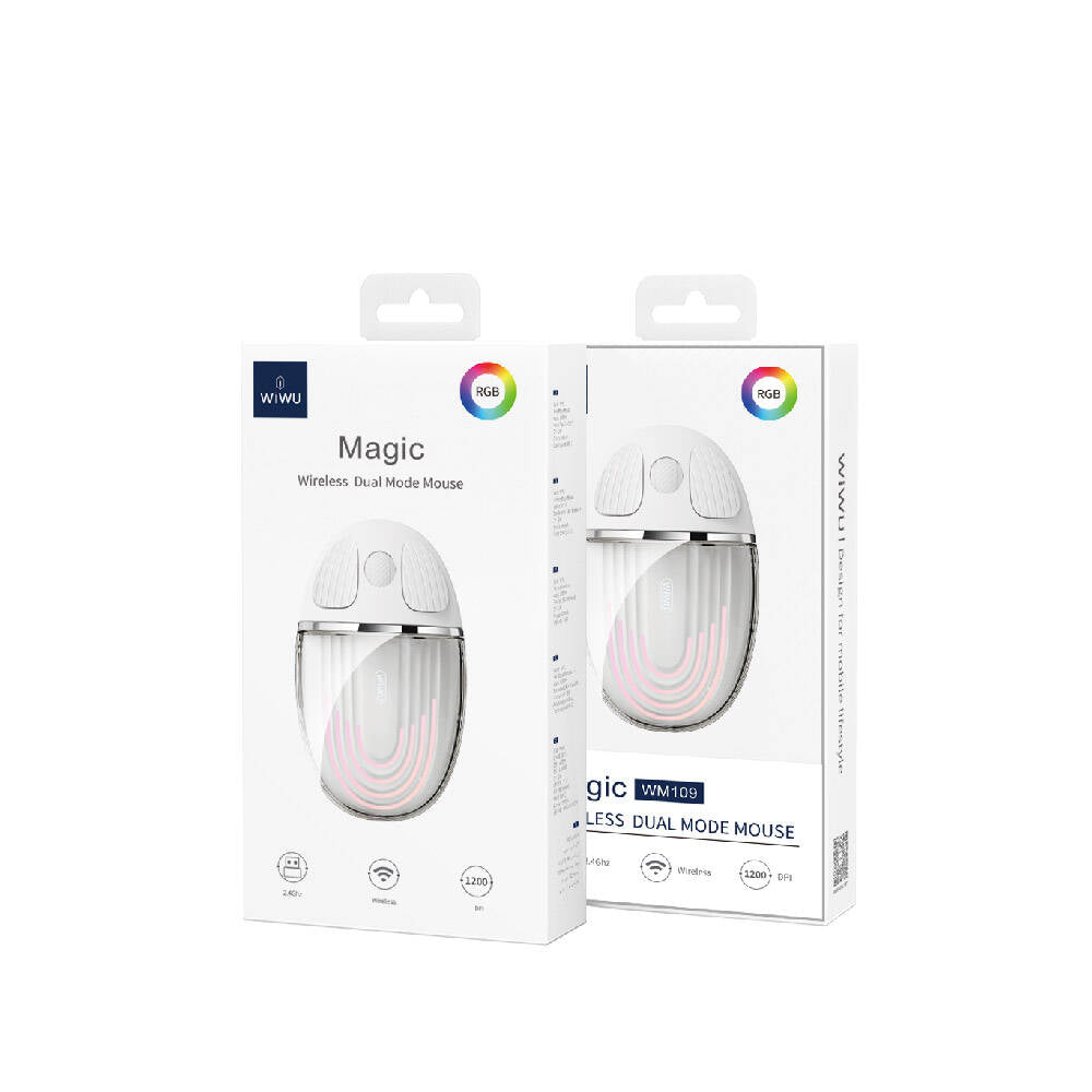 Wiwu WM109 Magic Wimice – 1200 DPI Çift Bağlantılı Kablosuz Mouse