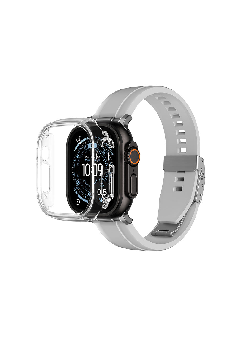 Amazingthing Radix Minimal FullGuard PC Kasa ve Ekran Koruması – Apple Watch Ultra 49 mm