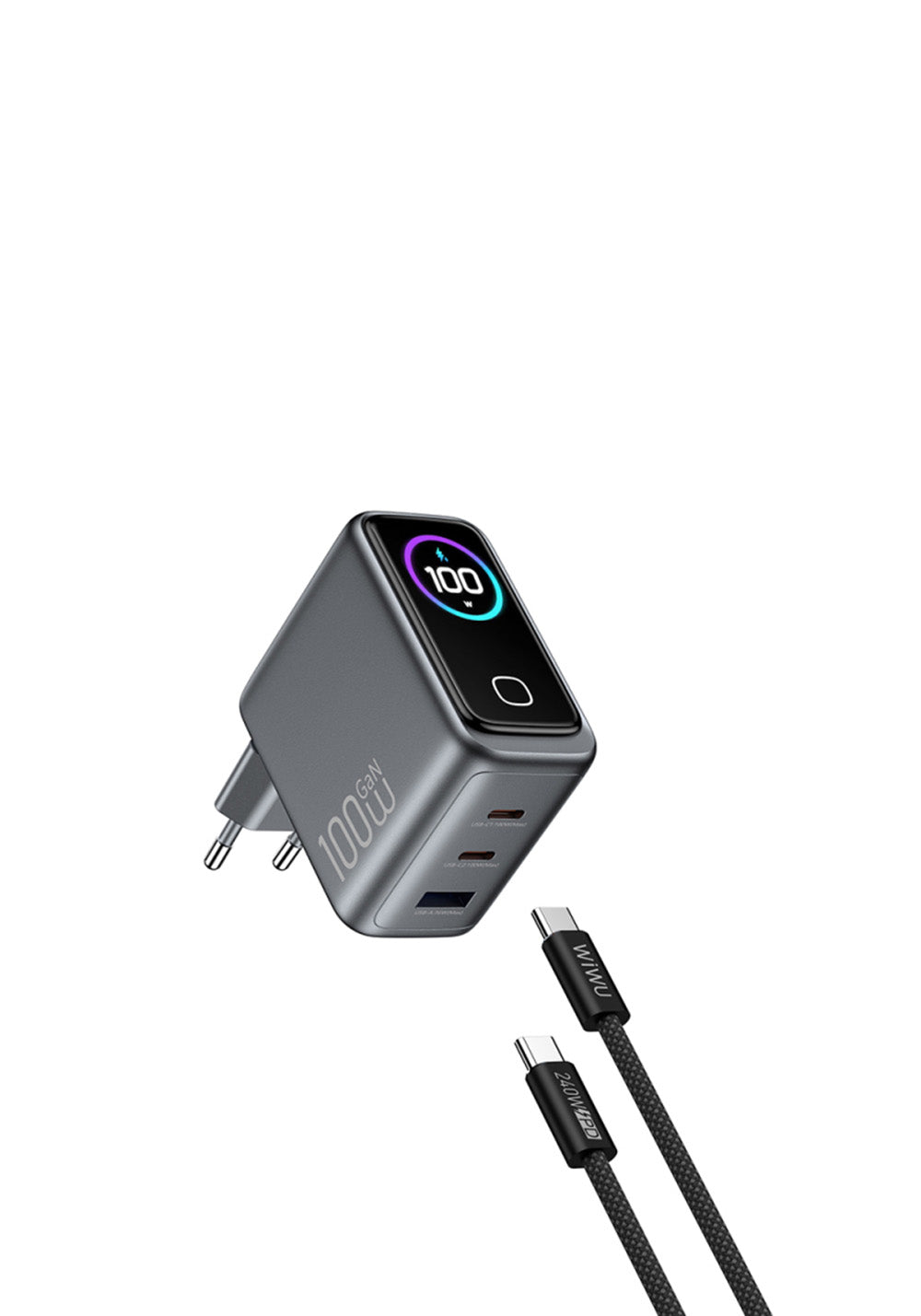 Wiwu CHG300 100W GaN Şarj Adaptörü