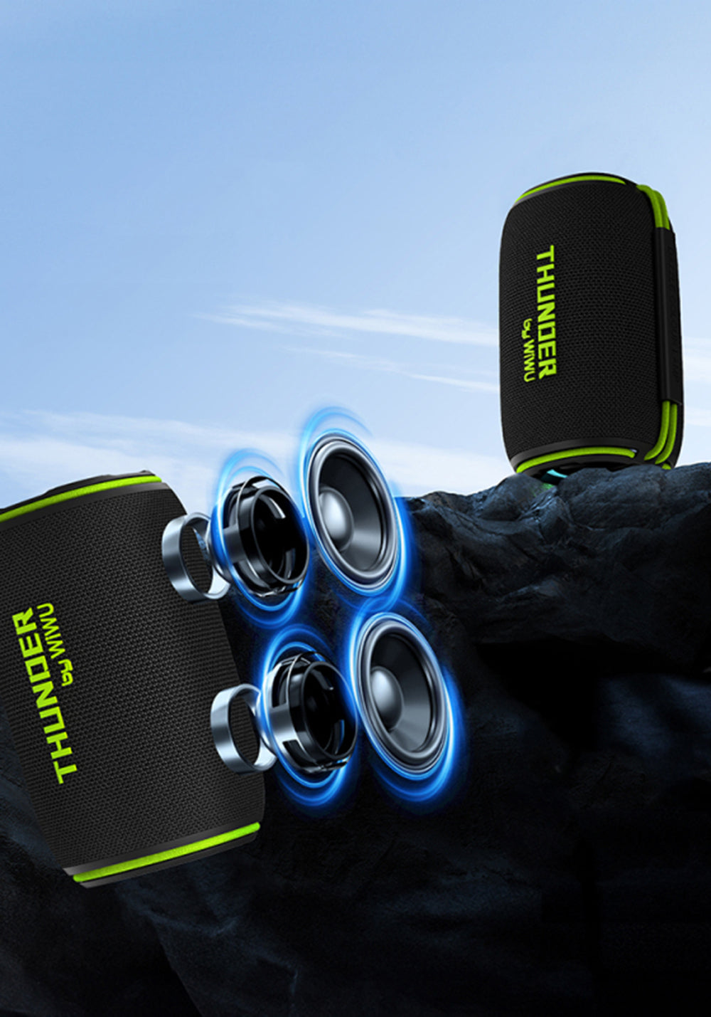Wiwu H5 15W RGB Taşınabilir Bluetooth Hoparlör