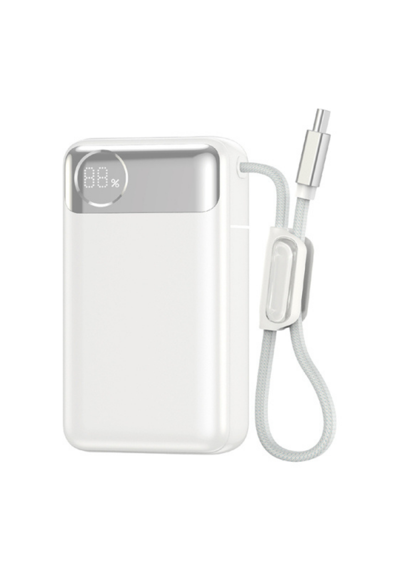 WiWU T132 Power Plus 65W 12000mAh Type-C Kablolu PD Hızlı Şarj Powerbank