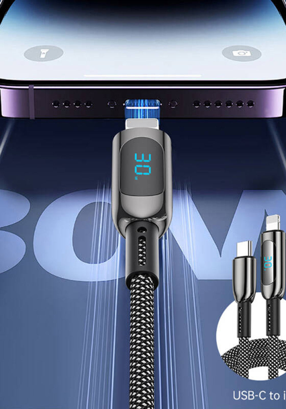 Wiwu Wi-C041 USB-C – Lightning 30W Şarj Kablosu
