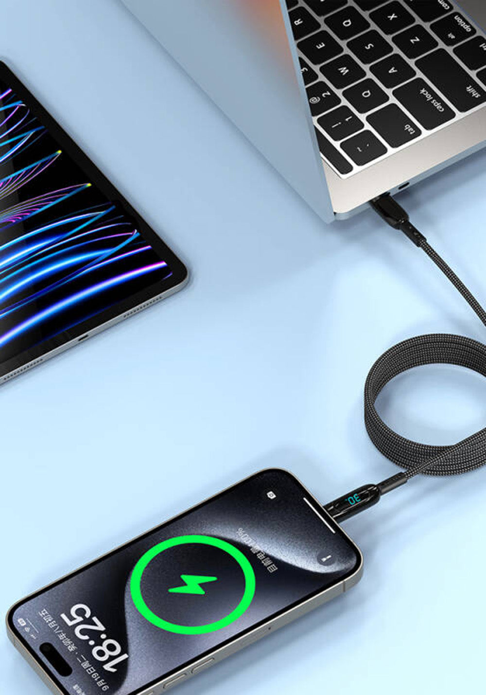 Wiwu Wi-C041 USB-C – Lightning 30W Şarj Kablosu