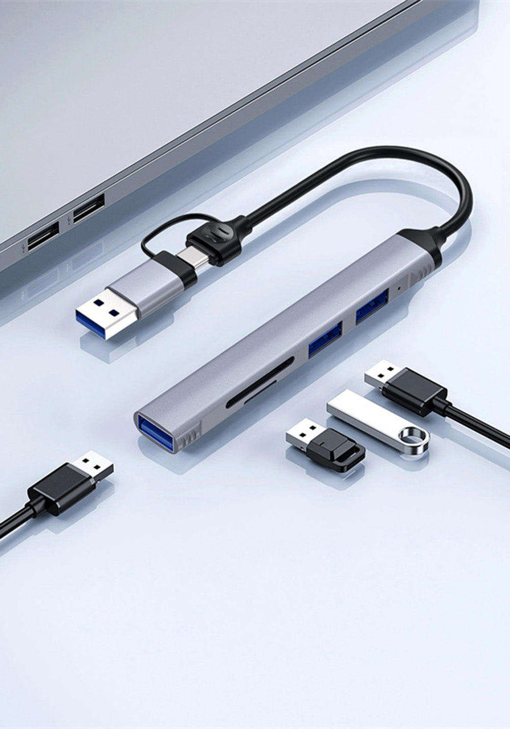 Wiwu Wi-HB003 5’si 1 Arada USB-C Hub