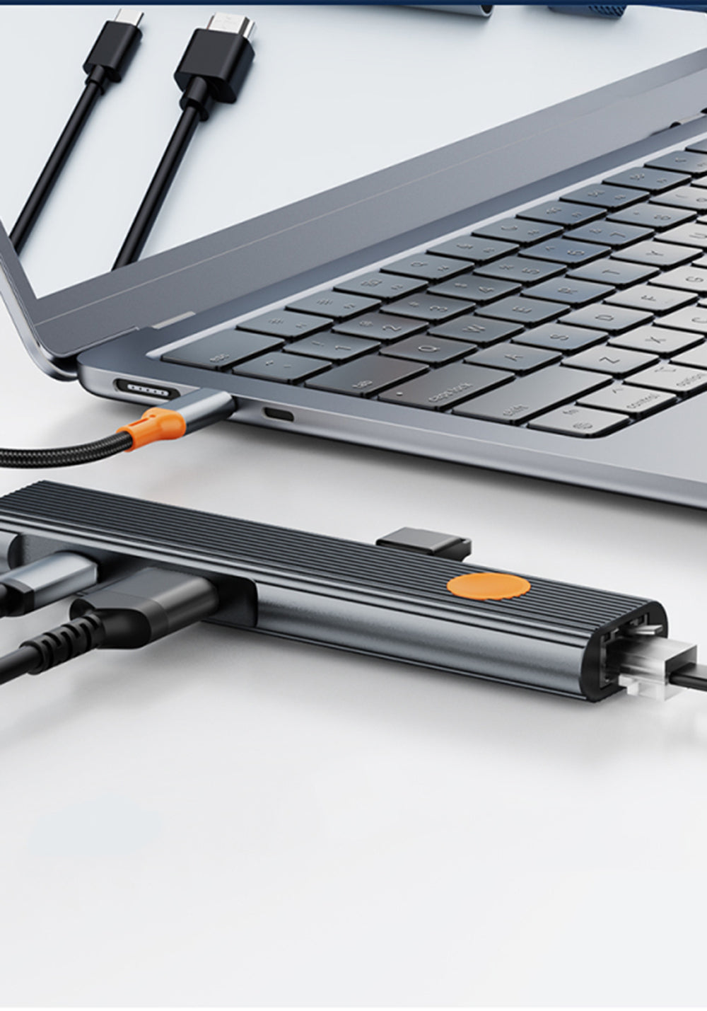 Wiwu Wi-HB005 5’si 1 Arada USB-C Hub HDMI PD 100W
