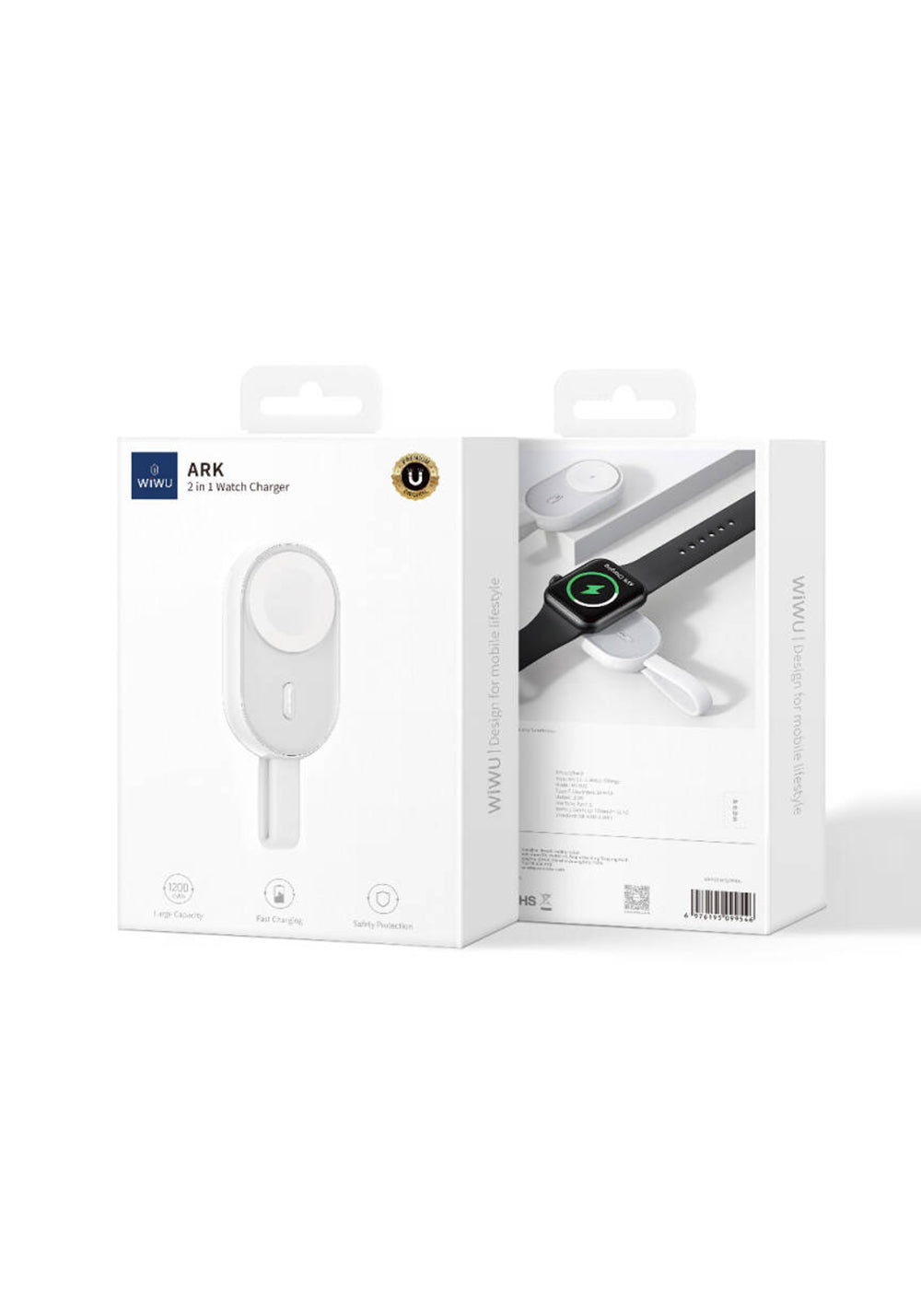 Wiwu Wi-M20 1200 mAh Akıllı Saat Kablosuz Powerbank