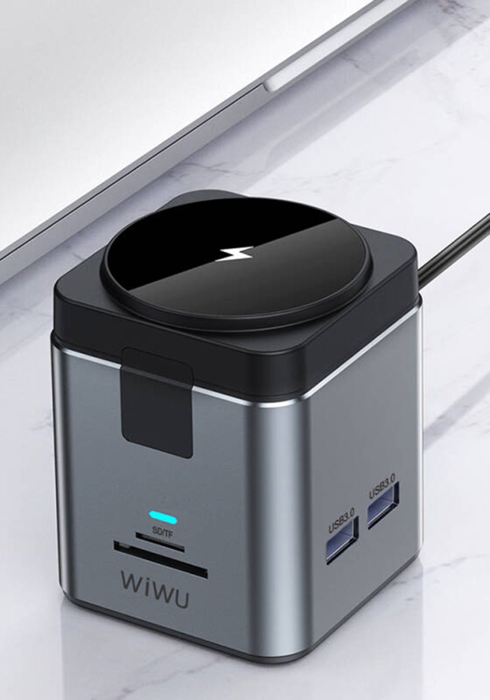 Wiwu Wi-W025 9’si 1 Arada USB-C Hub HDMI PD 100W